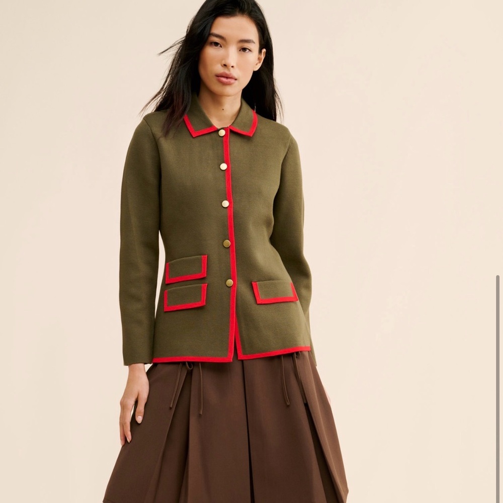 Military Sweater Blazer